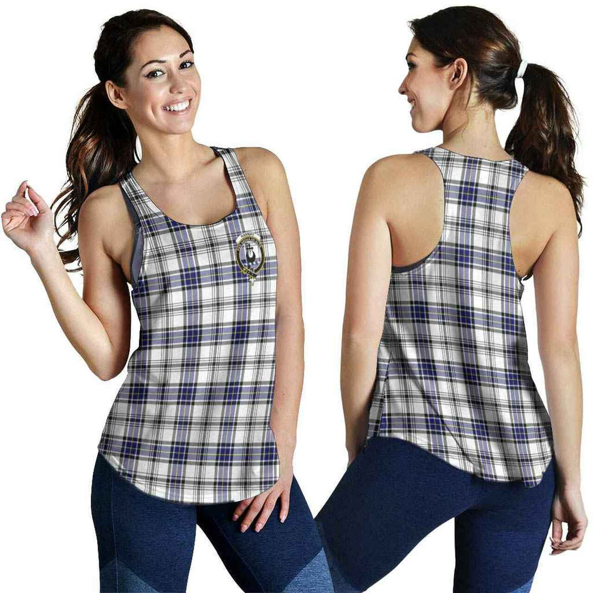 Hannay Tartan Crest Women Racerback Tank