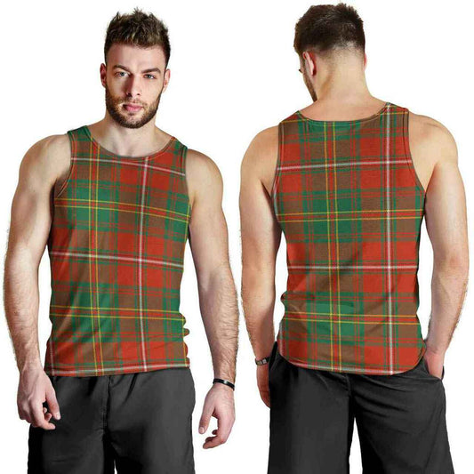 Hay Ancient Tartan Plaid Men Tank Top