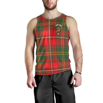 Hay Tartan Crest Men Tank Top