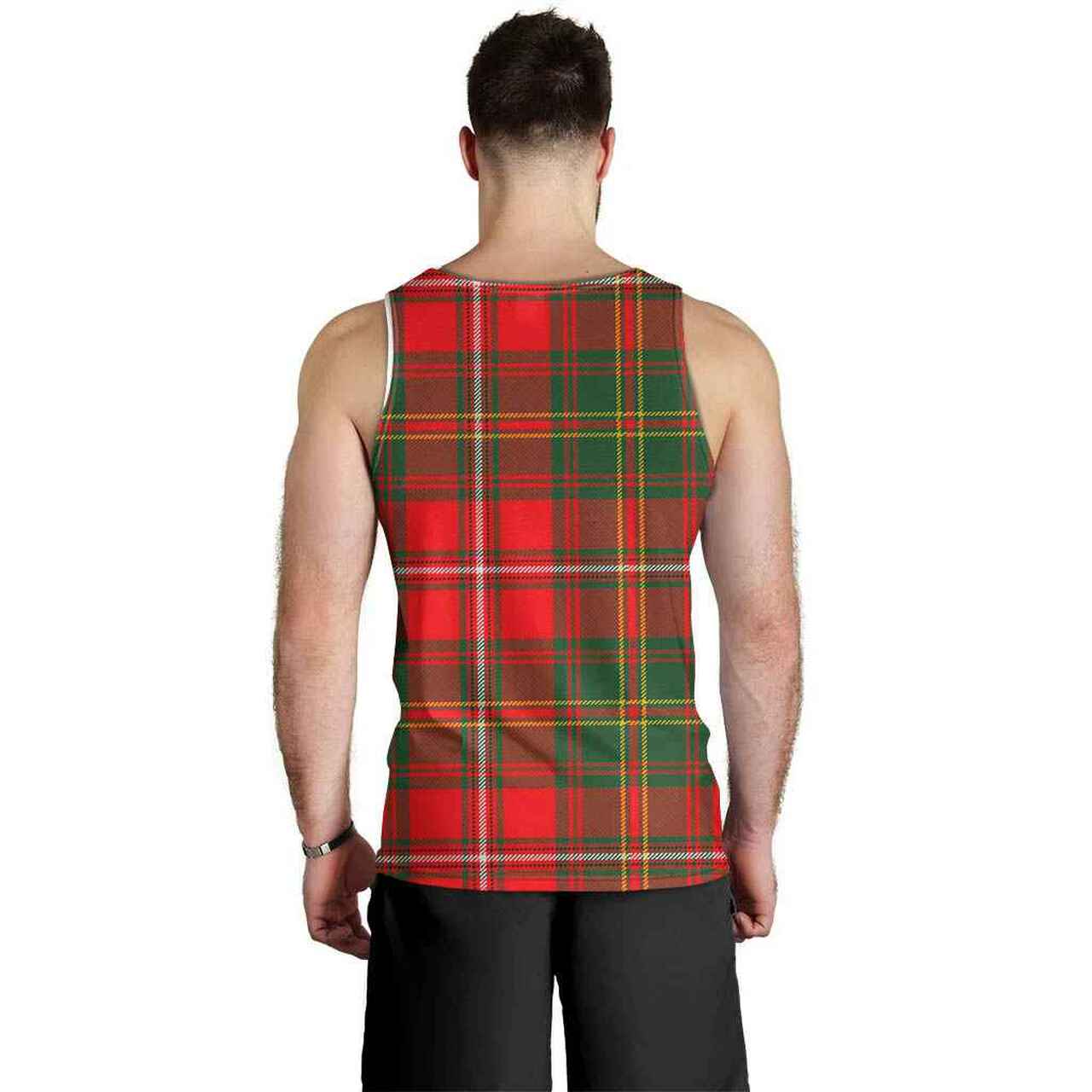 Hay Tartan Crest Men Tank Top