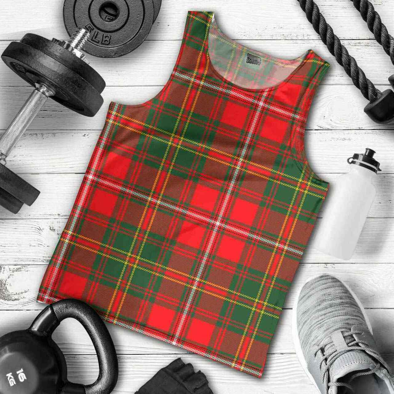 Hay Modern Tartan Plaid Men Tank Top