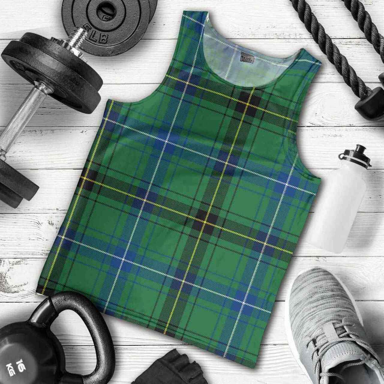 Henderson Ancient Tartan Plaid Men Tank Top