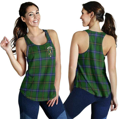 Henderson Tartan Crest Women Racerback Tank