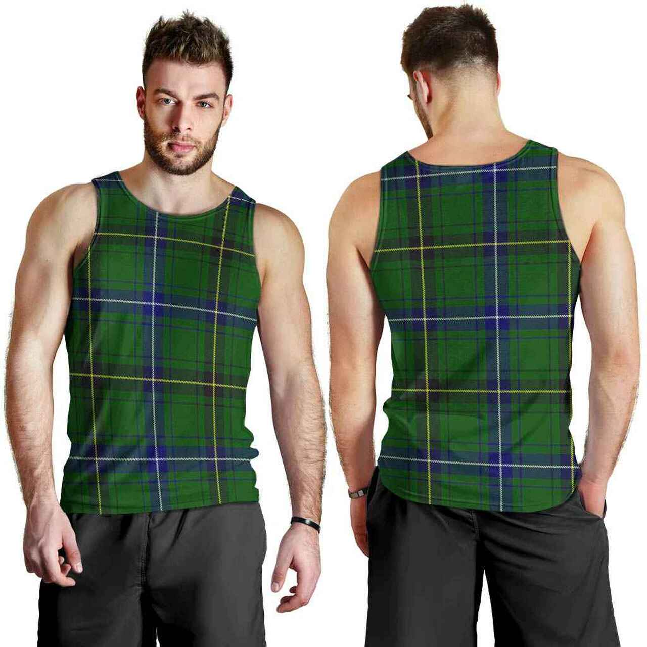 Henderson Modern Tartan Plaid Men Tank Top