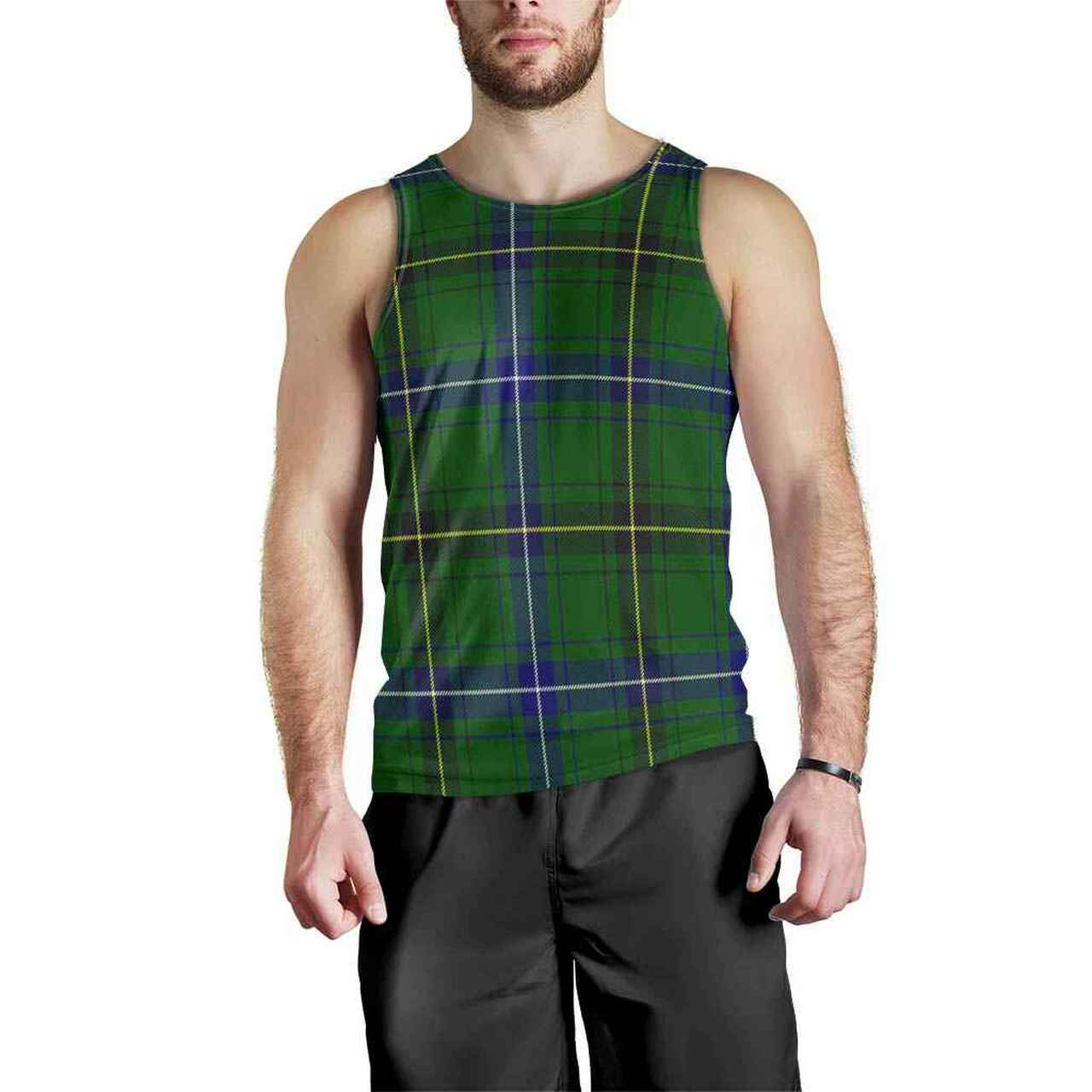 Henderson Modern Tartan Plaid Men Tank Top