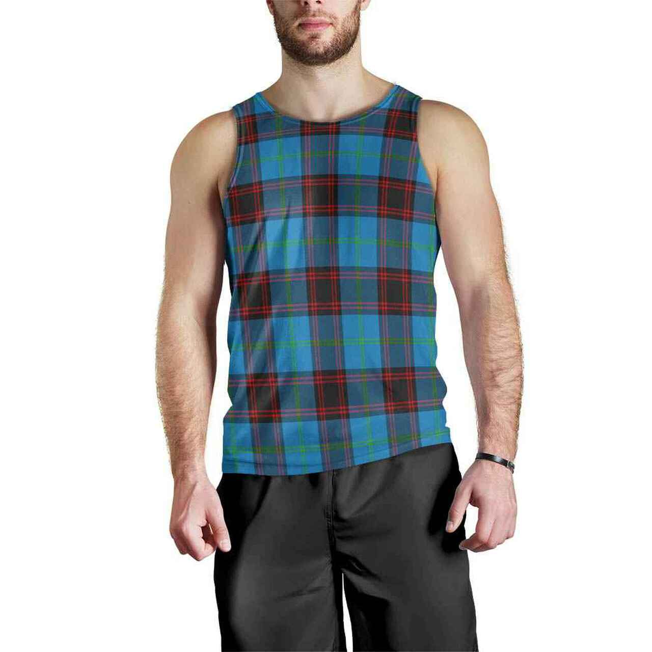 Home Ancient Tartan Plaid Men Tank Top