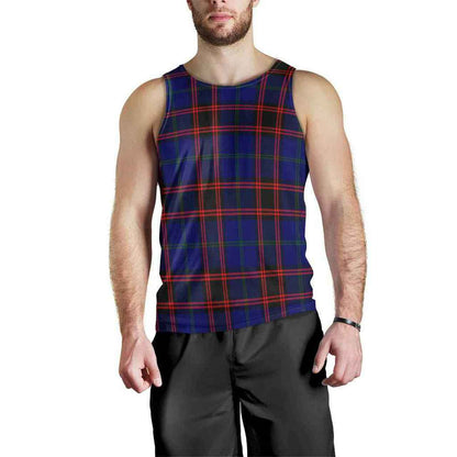 Home Modern Tartan Plaid Men Tank Top