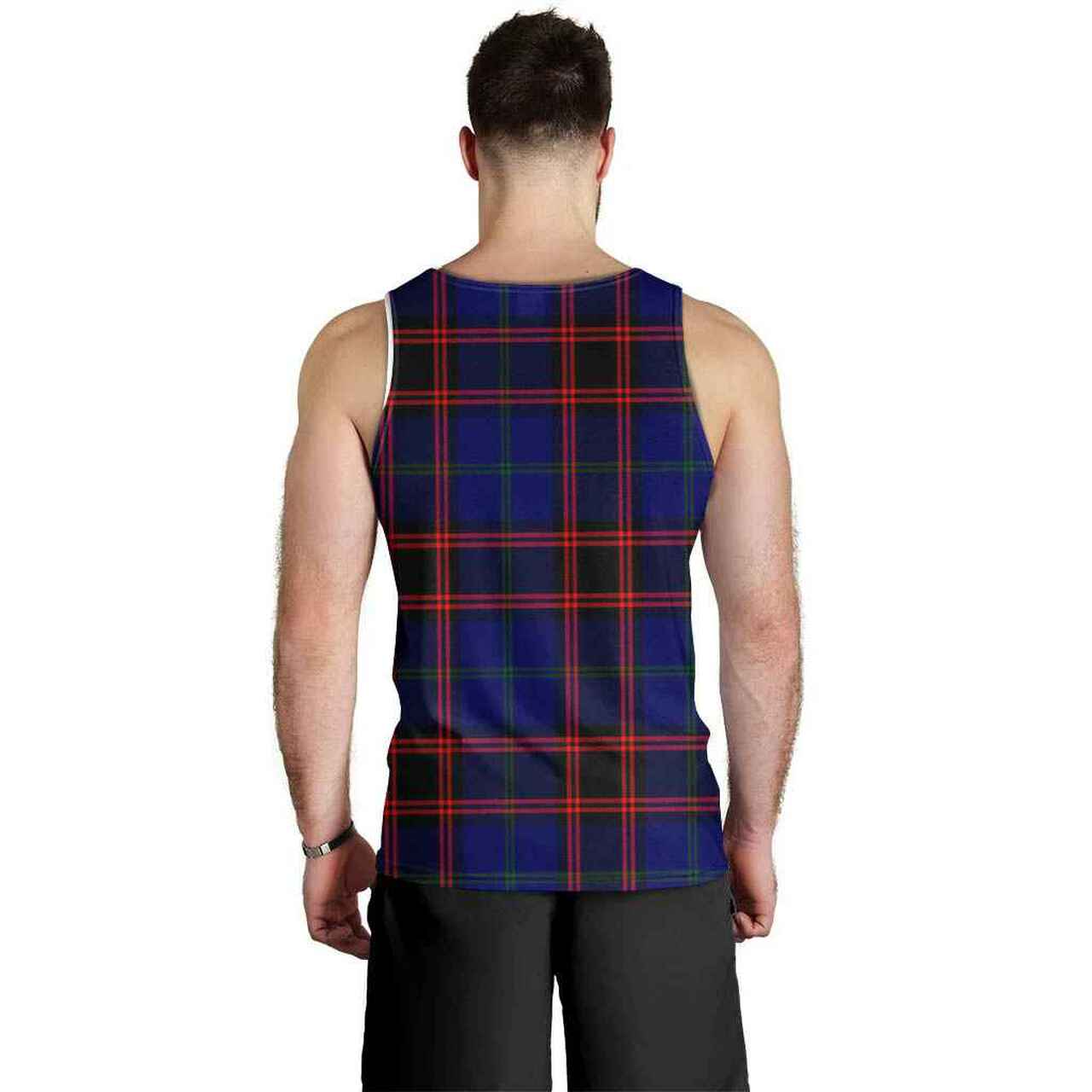 Home (or Hume) Tartan Crest Men Tank Top