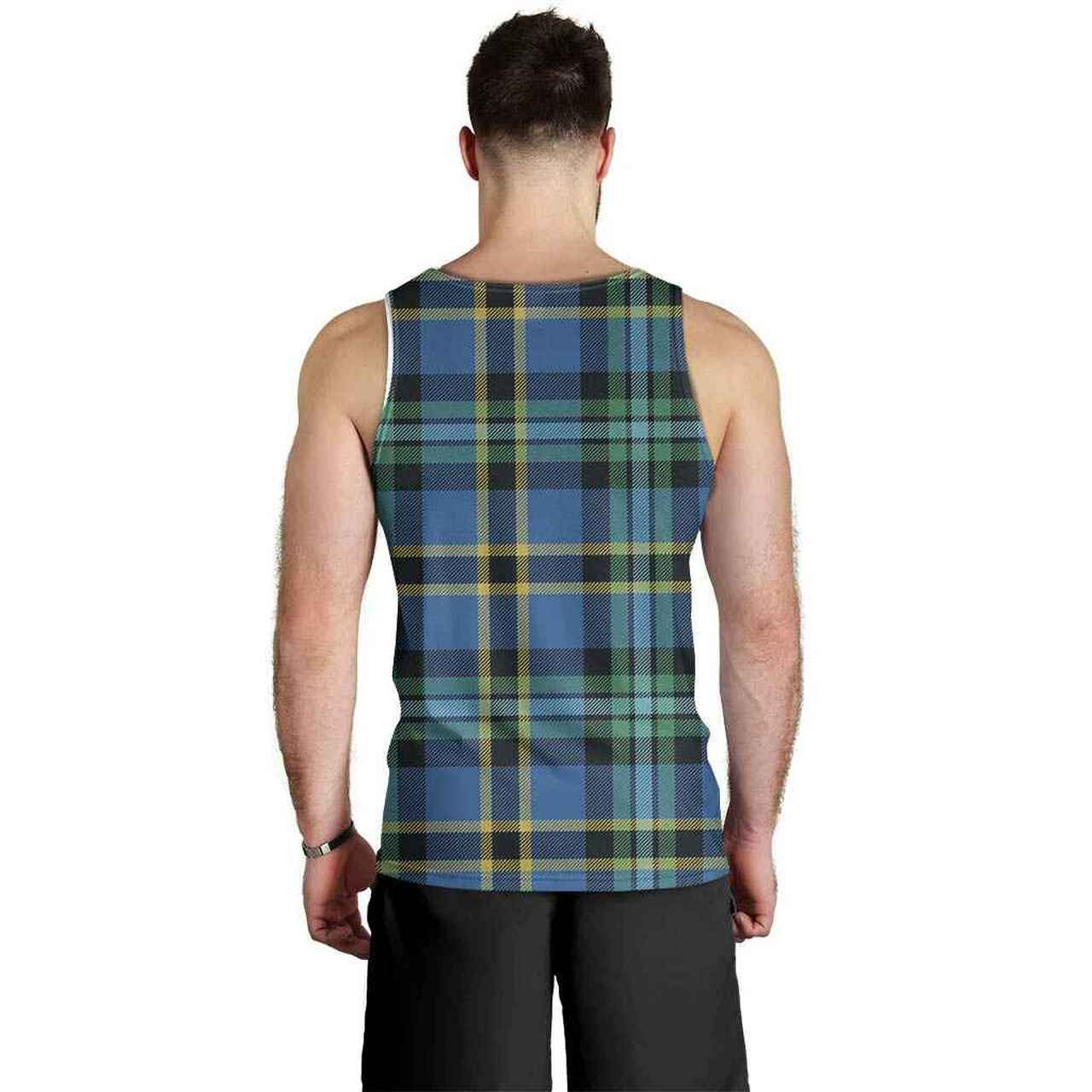 Hope Tartan Crest Men Tank Top