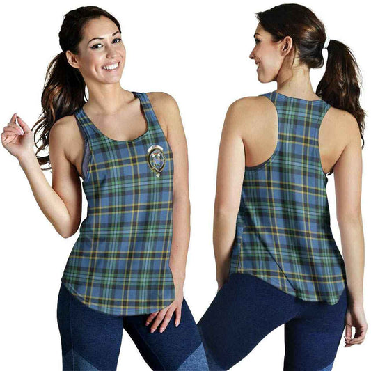 Hope Tartan Crest Women Racerback Tank