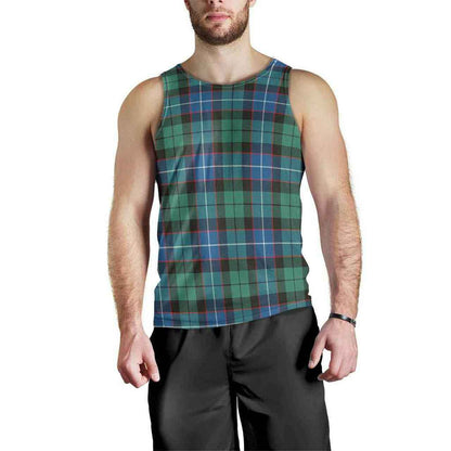 Hunter Ancient Tartan Plaid Men Tank Top