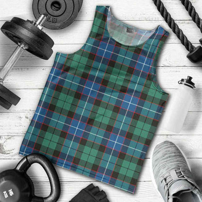 Hunter Ancient Tartan Plaid Men Tank Top