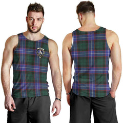 Hunter Tartan Crest Men Tank Top