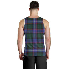 Hunter Tartan Crest Men Tank Top