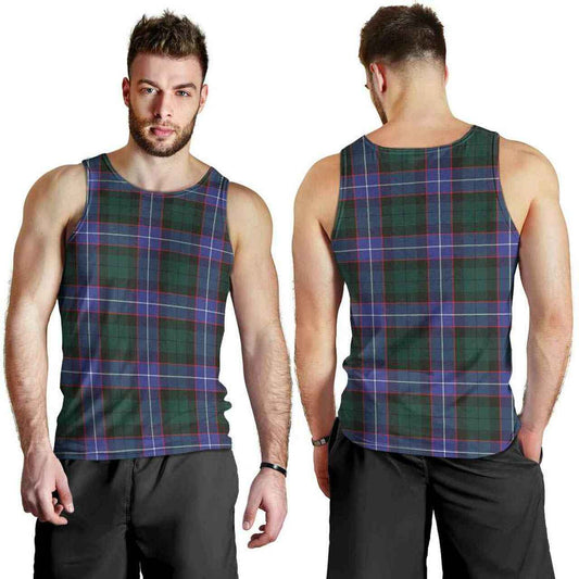 Hunter Modern Tartan Plaid Men Tank Top