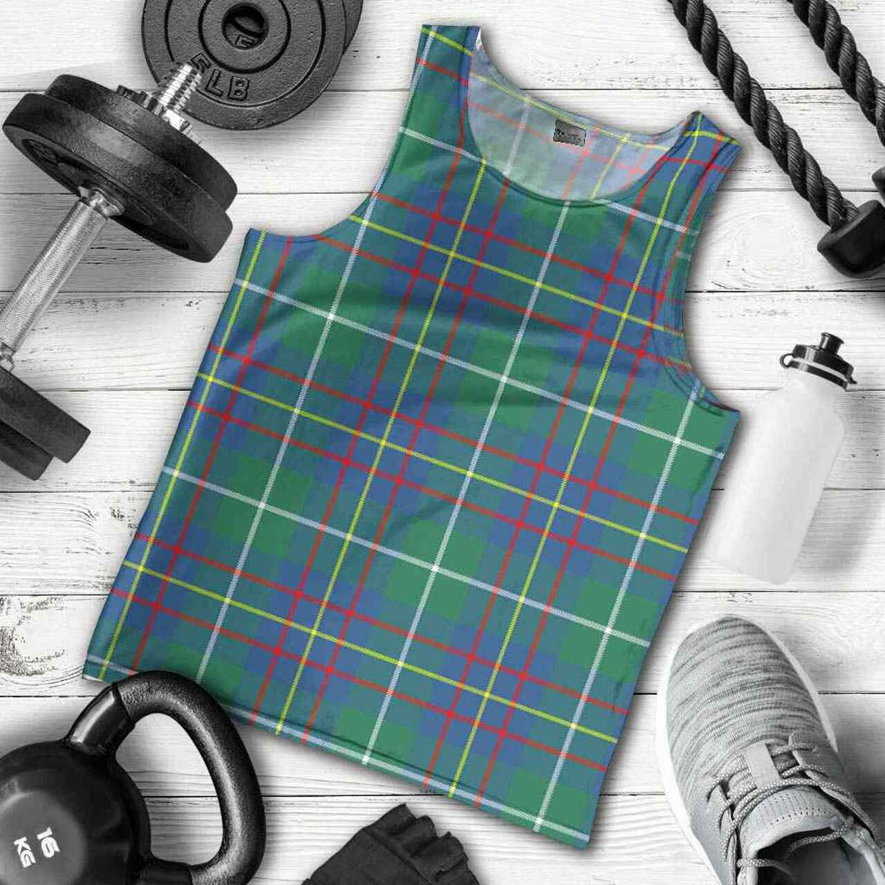 Inglis Ancient Tartan Plaid Men Tank Top