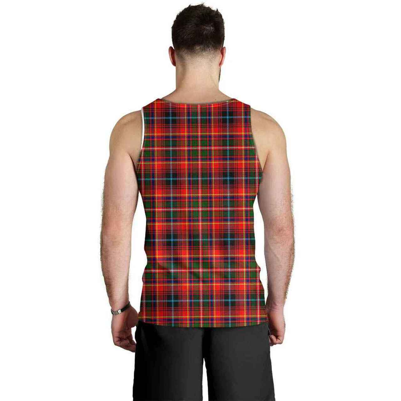 Innes Tartan Crest Men Tank Top