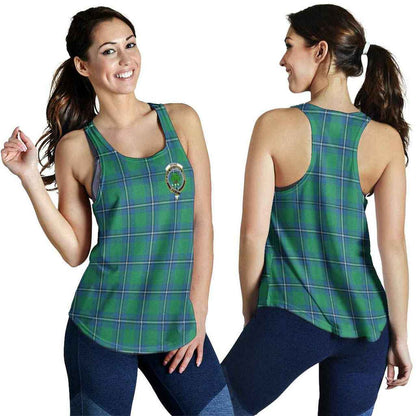 Irvine Tartan Crest Women Racerback Tank