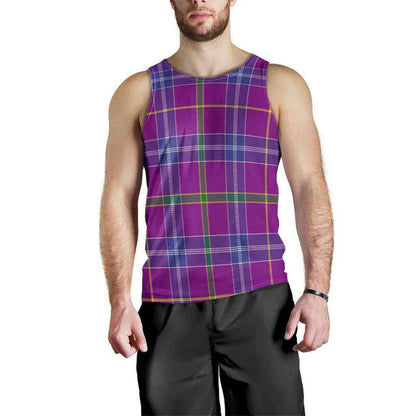 Jackson Tartan Plaid Men Tank Top