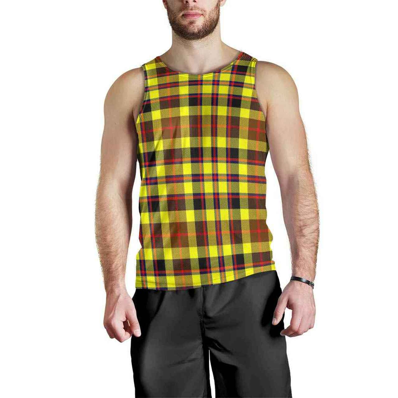 Jardine Tartan Plaid Men Tank Top