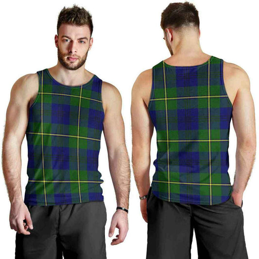 Johnston Modern Tartan Plaid Men Tank Top