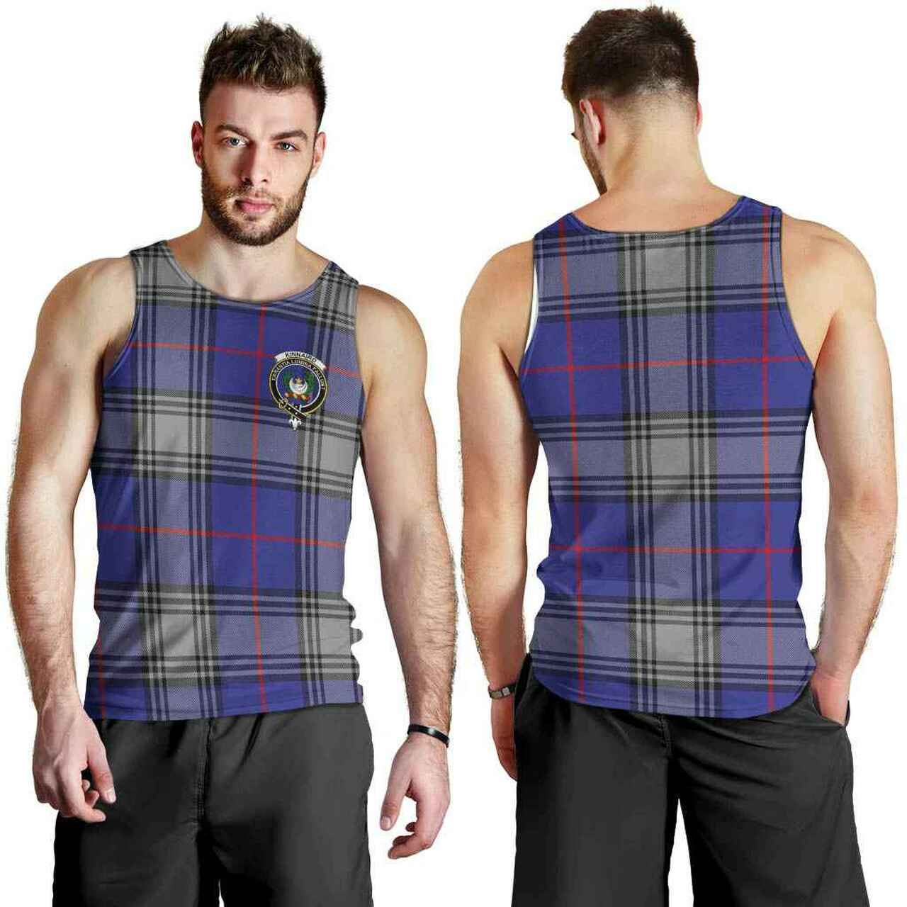 Kinnaird Tartan Crest Men Tank Top