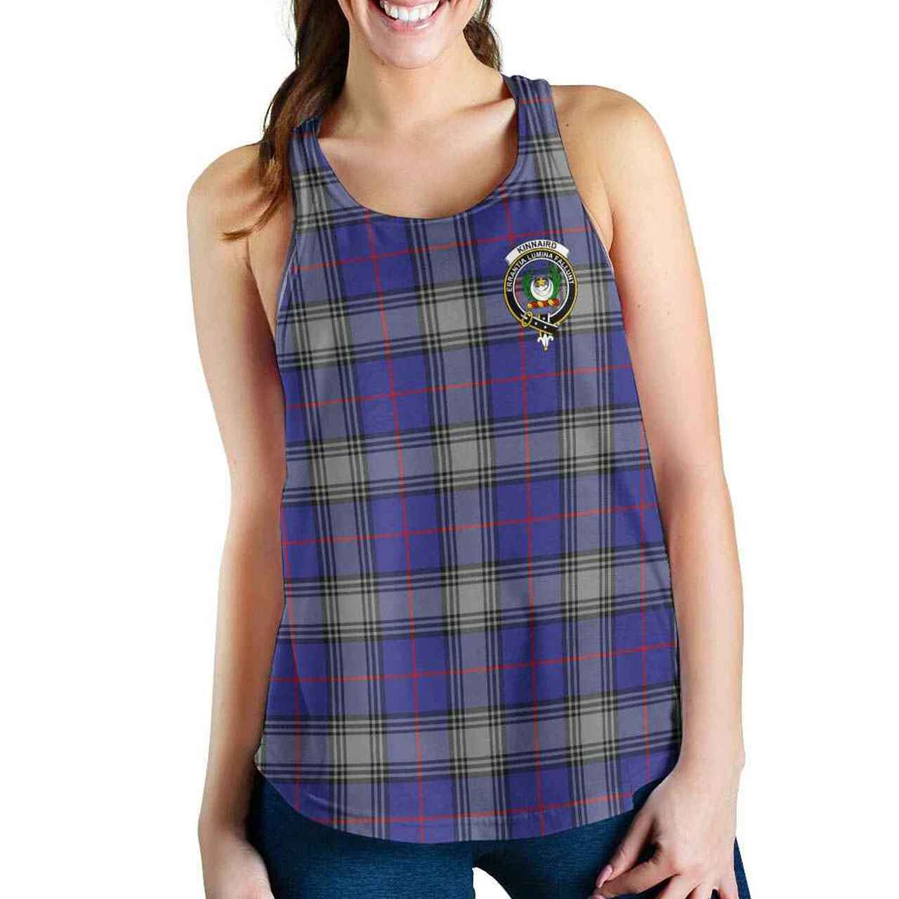 Kinnaird Tartan Crest Women Racerback Tank