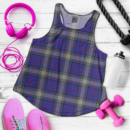 Kinnaird Tartan Plaid Women Racerback Tank