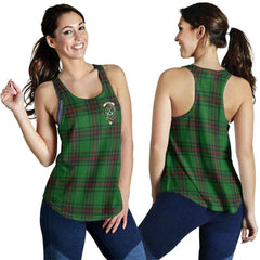 Kinnear Tartan Crest Women Racerback Tank