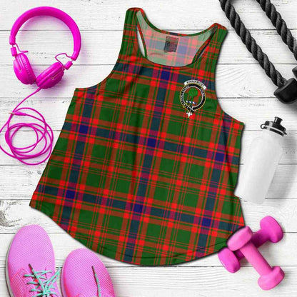 Kinninmont Tartan Crest Women Racerback Tank