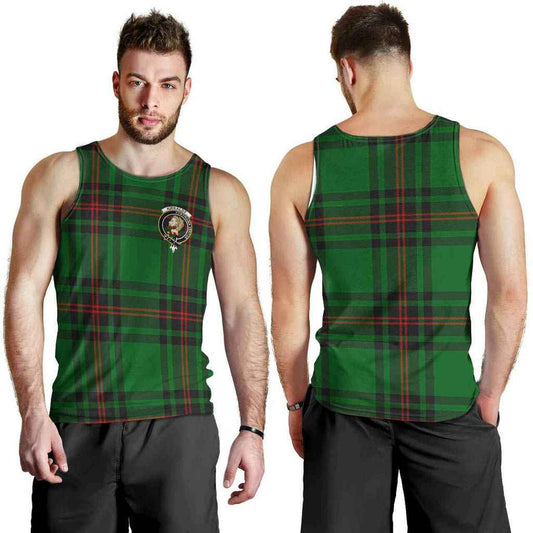 Kirkaldy Tartan Crest Men Tank Top