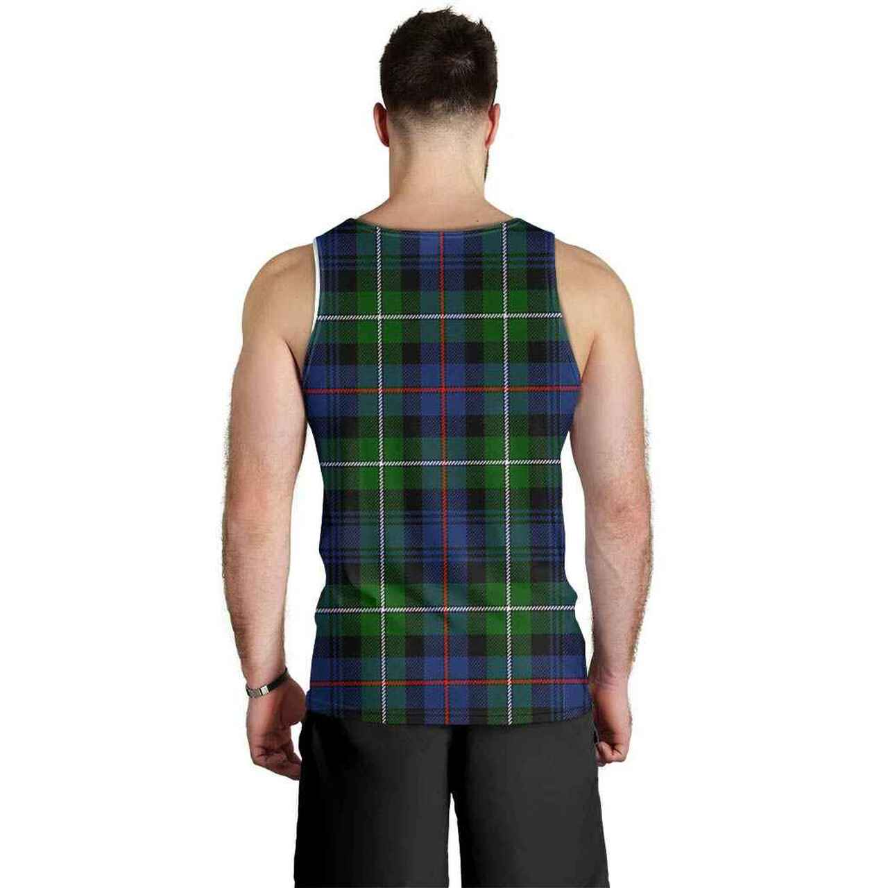 Kirkpatrick Tartan Crest Men Tank Top