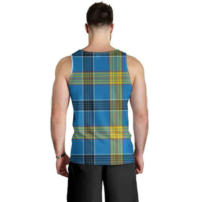 Laing Tartan Crest Men Tank Top