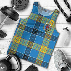 Laing Tartan Crest Men Tank Top