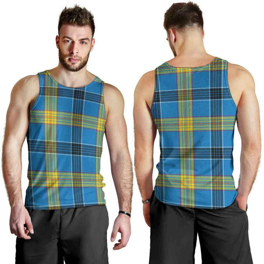 Laing Tartan Plaid Men Tank Top