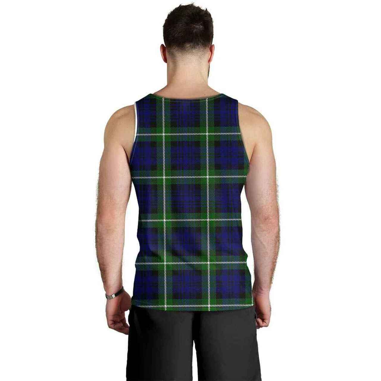 Lammie Tartan Crest Men Tank Top