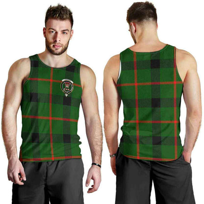 Lennox (Lennox Kincaid) Tartan Crest Men Tank Top