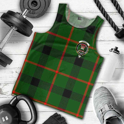 Lennox (Lennox Kincaid) Tartan Crest Men Tank Top