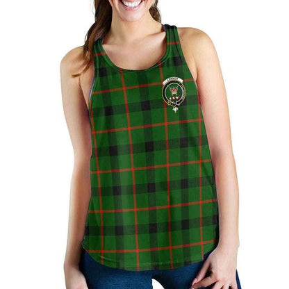 Lennox (Lennox Kincaid) Tartan Crest Women Racerback Tank