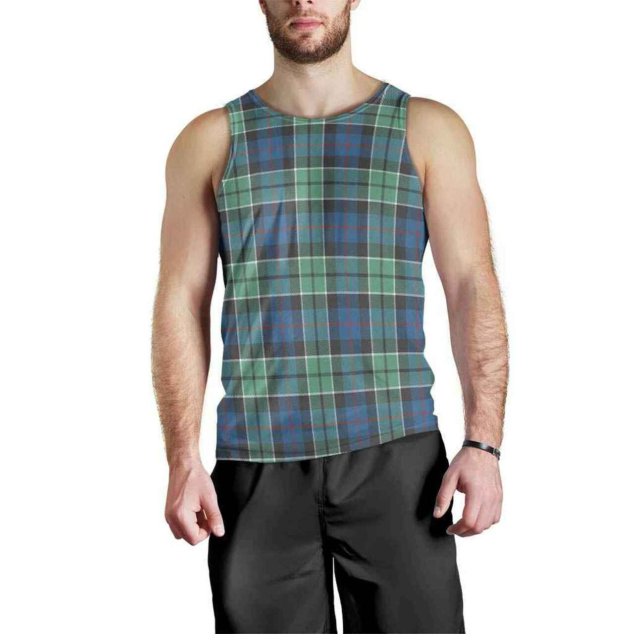 Leslie Hunting Ancient Tartan Plaid Men Tank Top