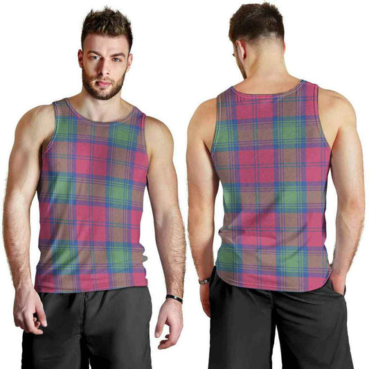 Lindsay Ancient Tartan Plaid Men Tank Top