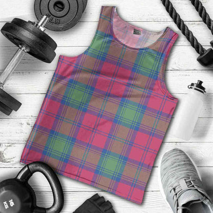 Lindsay Ancient Tartan Plaid Men Tank Top