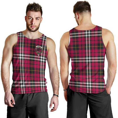 Little Tartan Crest Men Tank Top