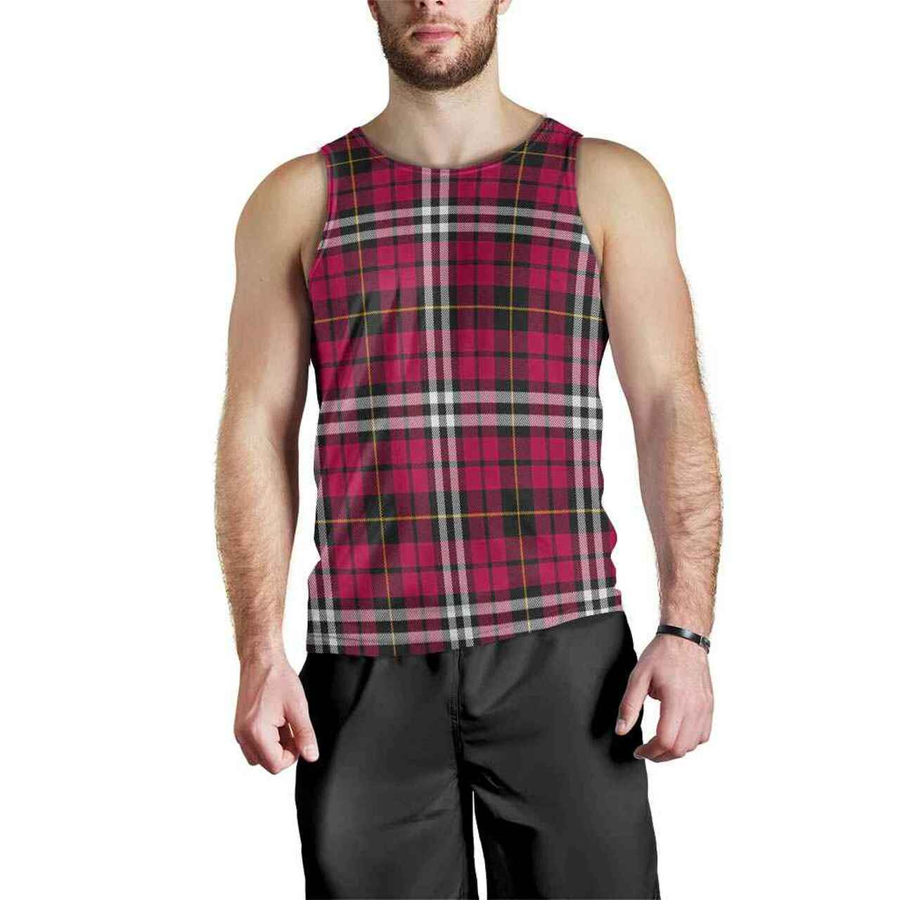 Little Tartan Plaid Men Tank Top