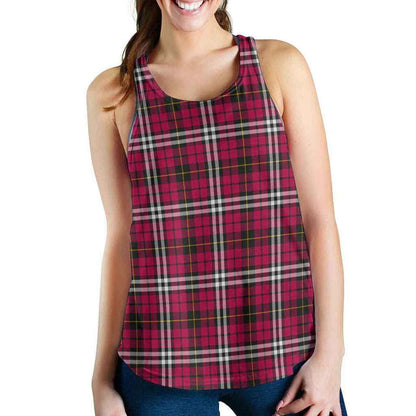 Little Tartan Plaid Women Racerback Tank