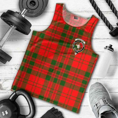 Livingstone Tartan Crest Men Tank Top