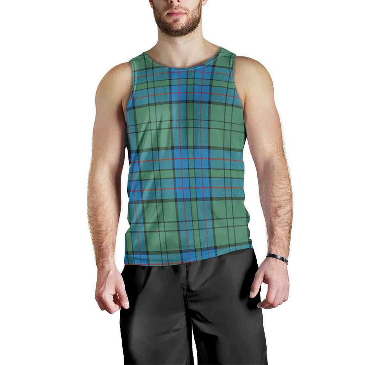 Lockhart Tartan Plaid Men Tank Top