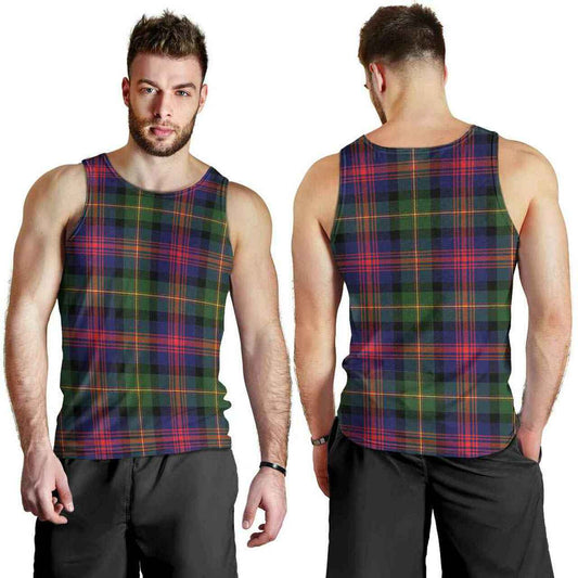 Logan Modern Tartan Plaid Men Tank Top