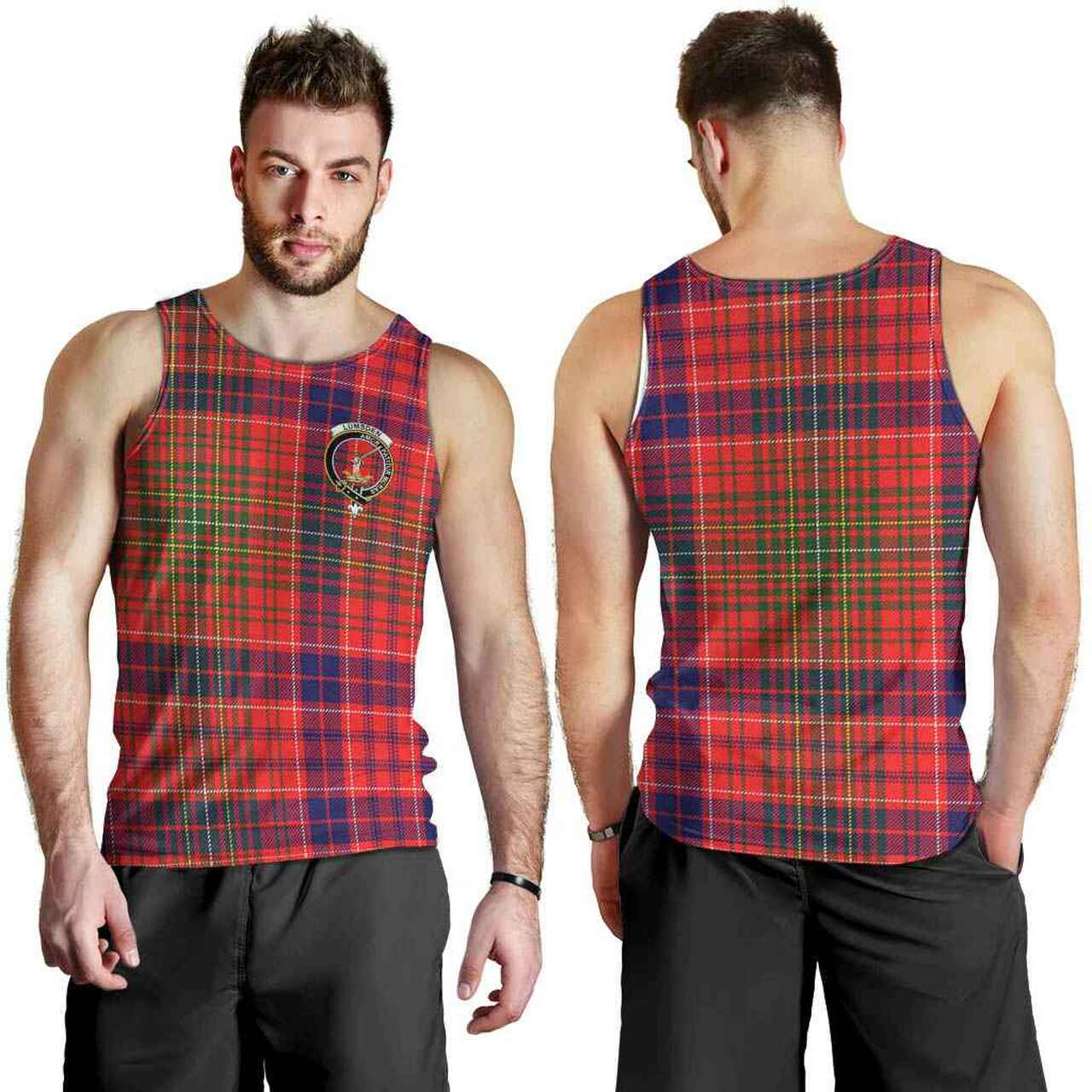 Lumsden Tartan Crest Men Tank Top