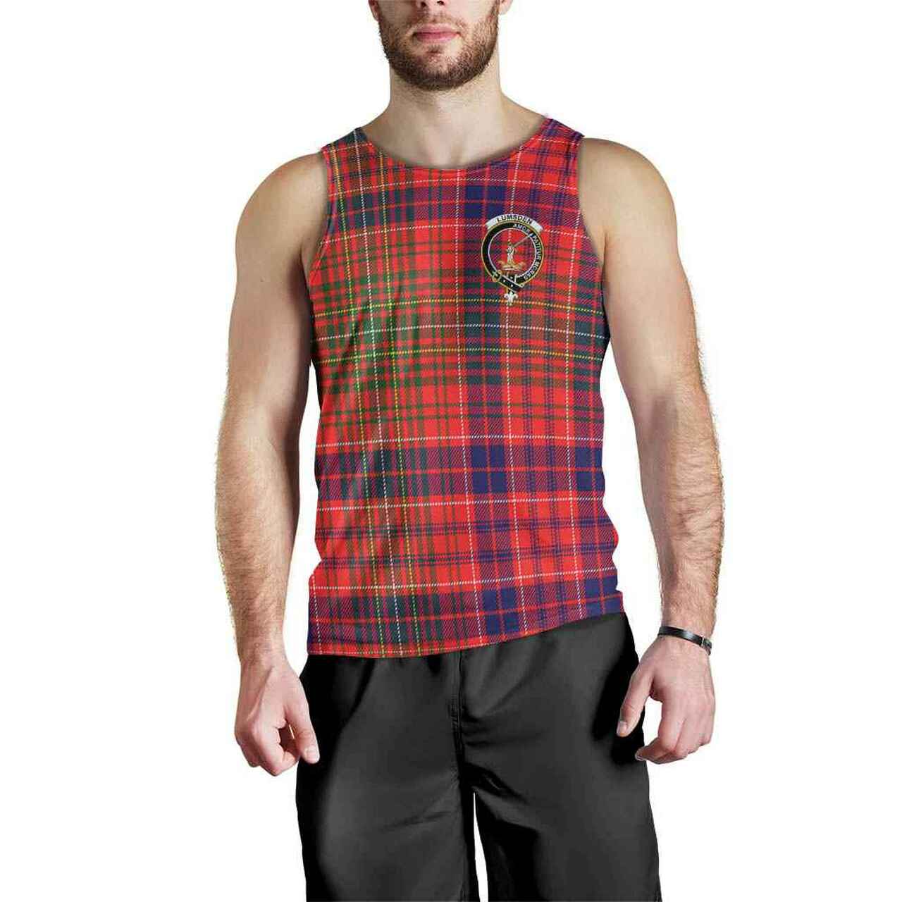 Lumsden Tartan Crest Men Tank Top